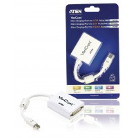 Câble Mini DisplayPort vers DVI Mini DisplayPort Mâle - DVI-I 24 + 5 broches Femelle 0.15 m Blanc