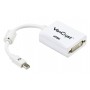 Câble Mini DisplayPort vers DVI Mini DisplayPort Mâle - DVI-I 24 + 5 broches Femelle 0.15 m Blanc