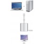 Câble Mini DisplayPort vers VGA Mini DisplayPort Mâle - VGA Mâle 0.15 m Blanc