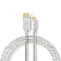 Câble USB-C™ | USB-C™ Mâle - HDMI™ Mâle | 2,0 m | Aluminium