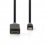 Mini DisplayPort vers Câble HDMI™ | 1.4 | Mini DisplayPort Mâle vers HDMI™ Mâle | 2,0 m | Anthracite
