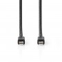 Mini DisplayPort vers Câble mini DisplayPort | Mini DisplayPort Mâle vers mini DisplayPort Mâle | 2,0 m | Noir