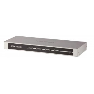 8-Port Commutateur HDMI Argent