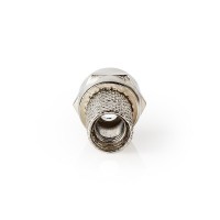 Connecteur F | Homme | Compatible avec les Câbles Coaxiaux de 5,0 mm | 25 pièces | Métal