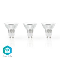 Ampoule LED Intelligente Wi-Fi | Blanc Chaud | GU10 | Lot de 3