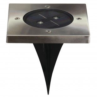 Spot solaire 2 LED Carrée
