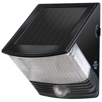 Applique murale solaire 2 LED Noir