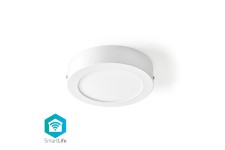 Éclairage de Plafond Intelligent avec Wi-Fi | Rond | Diamètre 17 cm | Blanc Chaud à Blanc Froid | 800 lm | 12 W | Design Compact