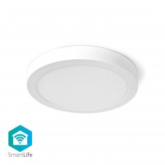 Éclairage de Plafond Intelligent avec Wi-Fi |Rond | ø 30 cm | Blanc Chaud à Blanc Froid | 1 400 lm | 18 W | Design Fin | Alumini