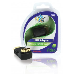 Adaptateur HDMI mâle - 90° femelle