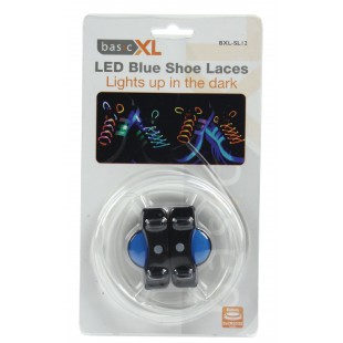 Lacets LED bleus
