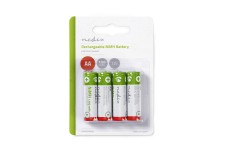 Pile Rechargeable Ni-MH AA | 1.2 V | 1 300 mAh | 4 pièces | Blister