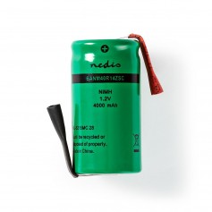 Batterie Nickel Métal-Hydrure | 1,2 V | 4 000 mAh | Connecteur à Souder