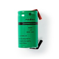 Batterie Nickel Métal-Hydrure | 1,2 V | 8 000 mAh | Connecteur à Souder