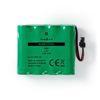 Batterie Nickel Métal-Hydrure | 4,8 V | 1 100 mAh | Connecteur Câblé