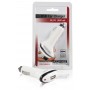 Chargeur de voiture 1-Output 1.0 A USB Blanc