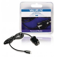 Chargeur de voiture 1-Output 2.1 A Micro USB Noir