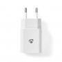 Chargeur Mural | 2,4 A | 1 Sortie | USB-A | Blanc