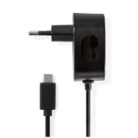 Chargeur Mural | 3.0 A | Câble fixe | USB-C™ | Noir