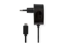 Chargeur Mural | 3.0 A | Câble fixe | USB-C™ | Noir