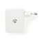 Chargeur Mural | 4.8 A | 4 sorties | USB-A | Blanc