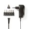 Adaptateur secteur universel | 3/4,5/5/6/7,5/9/12 V c.c. | 1.0 A