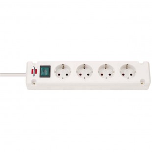 Brennenstuhl Bremounta Extension Socket 4-way white 1.5m H05VV-F 3G1.5