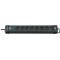Prise d'extension Premium-Line 8 Voies 3.00 m Noir - Le contact de protection