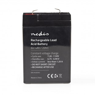 Batterie au Plomb-acide 6 V | 4 000 mAh | 70 x 47 x 101 mm