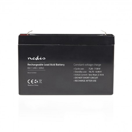 Batterie au Plomb-acide 6 V | 7200 mAh | 151 x 34 x 95 mm