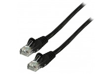 câble réseau UTP CAT 5e 0.50 m noir