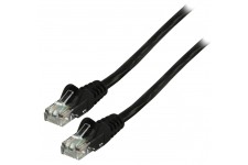 câble réseau UTP CAT 5e 0.50 m noir