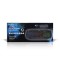 Clavier de Jeu Filaire | USB 2.0 | Disposition Internationale US | Noir