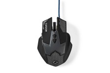 Souris Gamer | A câble | Eclairé | 2 400 ppp | 7 boutons