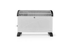 Lot de 5 : Radiateur Convecteur | Thermostat | Fonction Ventilateur | 3 Réglages | 2 000 W | Blanc