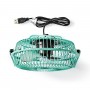 Metal Mini Fan | 15 cm Diameter | USB Powered | Turquoise