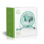 Metal Mini Fan | 15 cm Diameter | USB Powered | Turquoise