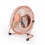 Metal Mini Fan | 15 cm Diameter | USB Powered | Vintage Pink