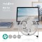 Mini Ventilateur en Métal | 10 cm de Diamètre | Alimenté par USB | Blanc