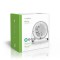 Mini Ventilateur en Métal | 10 cm de Diamètre | Alimenté par USB | Blanc