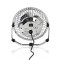 Mini Ventilateur en Métal | 10 cm de Diamètre | Alimenté par USB | Chrome