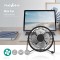 Mini Ventilateur en Métal | 10 cm de Diamètre | Alimenté par USB | Noir