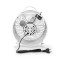 Lot de 4 : Ventilateur de Bureau Rétro | Diamètre 25 cm | 2 vitesses | Blanc