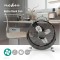 Lot de 4 : Ventilateur de bureau rétro | Diamètre 25 cm | 2 Vitesses | Bronze