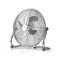 Lot de 3 : Ventilateur de Plancher | 40 cm de Diamètre | 3 Vitesses | Chrome