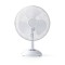 Ventilateur de Table | 30 cm de Diamètre | 3 Vitesses | Fonction d'Oscillation | Blanc