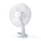 Ventilateur de Table | 30 cm de Diamètre | 3 Vitesses | Fonction d'Oscillation | Blanc