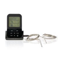Thermomètre à Viande sans Fil | 0 - 250 °C | Affichage Numérique | Minuteur
