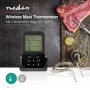 Thermomètre à Viande sans Fil | 0 - 250 °C | Affichage Numérique | Minuteur