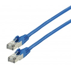 Câble réseau CAT 7 PiMF bleu de 0,50 m